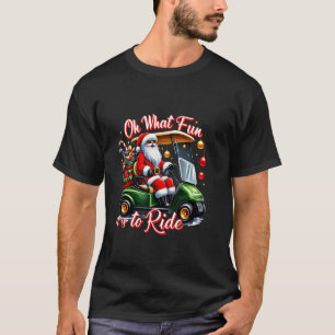 T-shirt Oh Quel Amusement Il Est De Circuler Golf Panier G