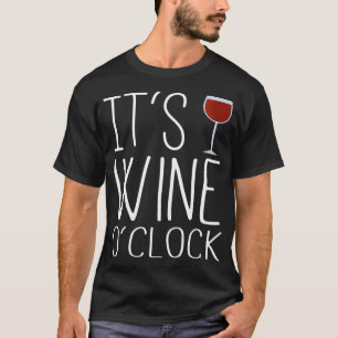 T-shirt Oh regardez son horloge de vin Temps pour un verre