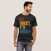 T-shirt Oh Sheet C'est lundi Comptable CPA Wom (Devant entier)