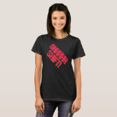 T-shirt Oh Shift Funny Cyclist Up T (Devant entier)