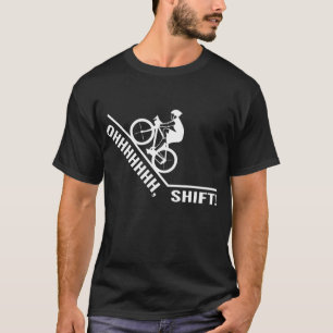 T-shirt Oh Shift Vélo Vélo Voyageur Drôle