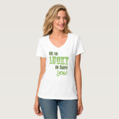 T-shirt Oh Si Heureux de vous avoir St Patrick's Day (Devant entier)