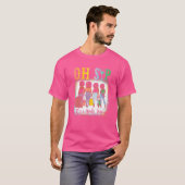 T-shirt Oh Sip C'Est Une Fille Voyages Fun Vin Party Black (Devant entier)