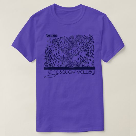 T-shirt Oh Ski Squaw Valley (Design devant)