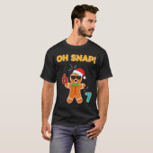 T-shirt Oh Snap 67 Six Seven Meme Gingerbread Man Funny 67 (Devant entier)