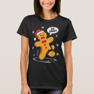 T-shirt Oh Snap Chemise Homme de Pain d'épices Adulte Enfa