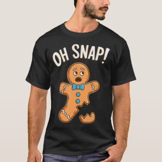 T-shirt Oh Snap Chemise Homme de Pain d'Épices Adulte Enfa