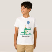 T-shirt Oh Snap mignon Alligator Anniversaire de enfant Pa (Devant entier)