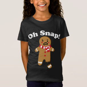 T-Shirt Oh Snap pain d'épices homme cassé jambe pain d'épi