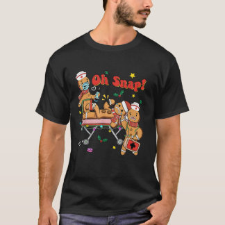 T-shirt Oh Snap Pain d'épices Noël Noël Noël Noël Noël Noë