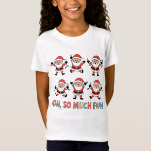 T-Shirt Oh So Many Fun Père Noël Festive & Joyful holiday