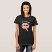 T-shirt Oh Synapse Funny Cerveau Pun Dark BG (Devant entier)
