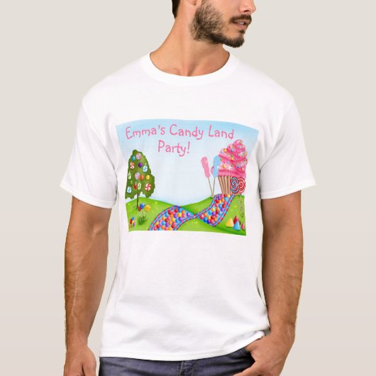 T-shirt Oh terre et petits gâteaux doux de sucrerie (Devant)
