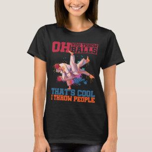 T-shirt Oh vous lancez des balles C'est Cool je lance des