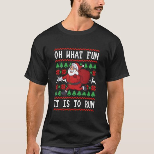 T-shirt Oh W Fun Is It To Run Jogging Running (Devant)