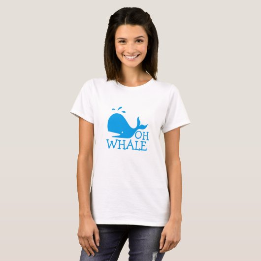 T-shirt Oh Whale (Devant entier)