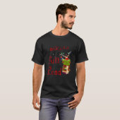 T-shirt Oh What Fun It Is To Read Christmas Reindeer Leopa (Devant entier)