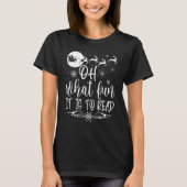 T-shirt Oh What Fun It Is To Read Librarian Christmas Book (Devant)