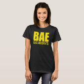 T-shirt Oheneba Apparel Noir Et Éduqué Bae Melanin (Devant entier)