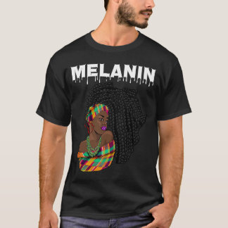 T-shirt Oheneba Drippin Mélanine Fierté de la Reine Noire 