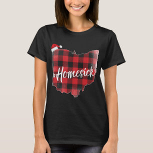 T-shirt Ohio Buffalo A Plu #Homesick Christmas Santa Hat S