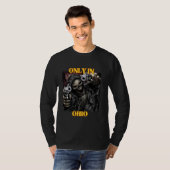 T-shirt Ohio Drôle Cringe Dur Skeleton mème (Devant entier)