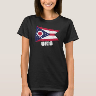 T-shirt Ohio États-Unis Amérique USA Ohio Drapeau Amérique