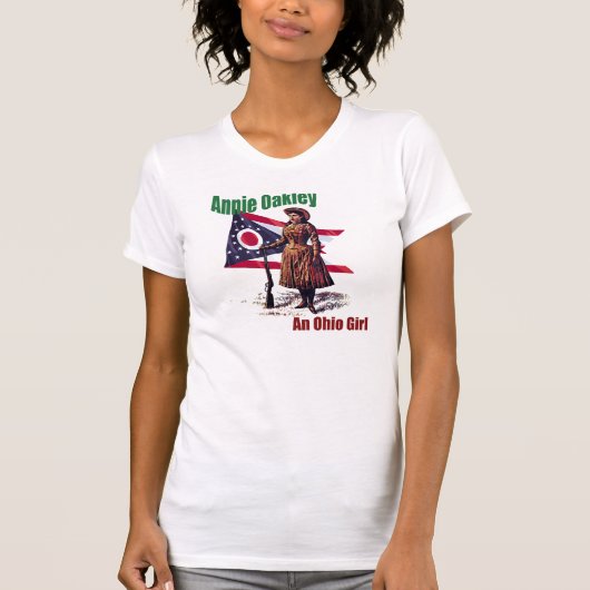 T-shirt Ohio Girl, Annie Oakley (Devant)