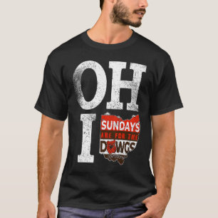 T-shirt OHIO Les Dimanche Sont Pour La Carte Vintage De Da