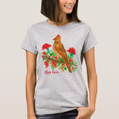 T-shirt Ohio Love Cardinal State Bird (Devant)
