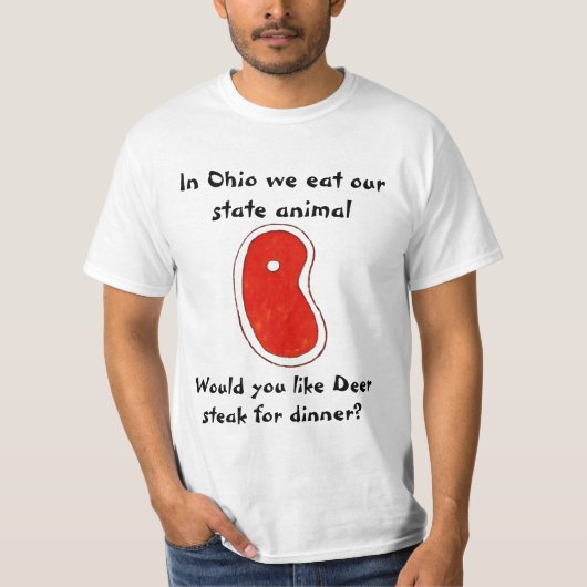 T-shirt Ohio mange l'animal de l'État (Devant)