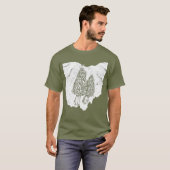 T-shirt Ohio Morel Mushroom Hunting (Devant entier)