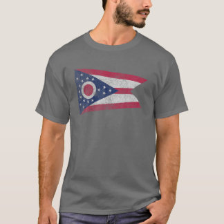 T-shirt Ohio Souvenir Etat Drapeau Voyage Accueil Fierté R
