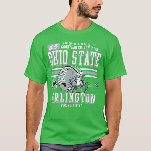 T-shirt Ohio State Buckeyes Cotton Bowl CFP Quarterfinal 2 (Devant)