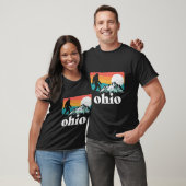 T-shirt Ohio State Pride Bigfoot Mountains (Unisexe)