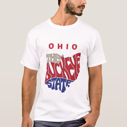 T-shirt Ohio surnom Word Art (Devant)