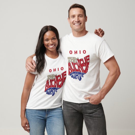 T-shirt Ohio surnom Word Art (Unisexe)