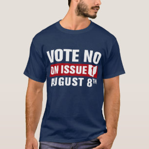 T-shirt Ohio Vote Non Sur Le Numéro 1