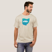 T-shirt Ohio Wave Fishing (Devant entier)