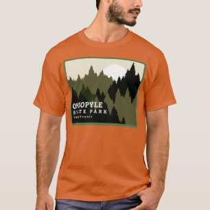 T-shirt Ohiopyle State Park Pennsylvania Forest Sunrise