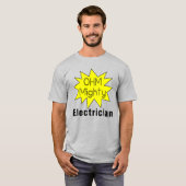 T-shirt Ohm Mighty Electrician (Devant entier)