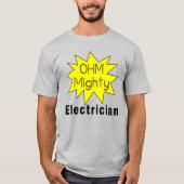 T-shirt Ohm Mighty Electrician (Devant)