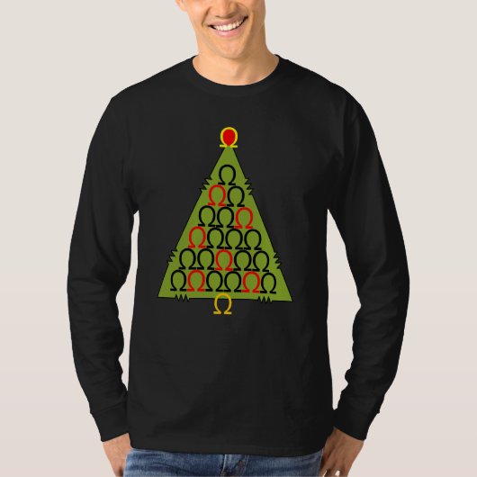 T-shirt Ohm sapin de Noël (Devant)