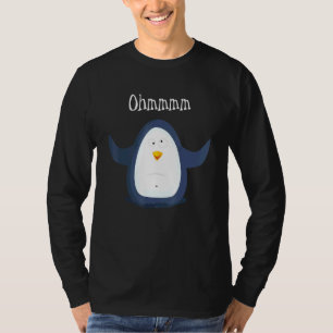 T-shirt Ohmmm Yoga Penguin Tea I Méditation Relaxation
