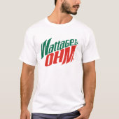 T-shirt ohms de puissance en watts (Devant)