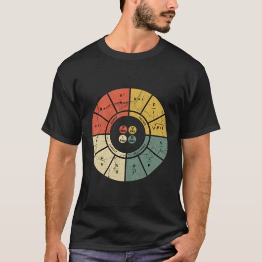 T-shirt Ohms Law Diagram Electrical Electronics Engineer (Devant)