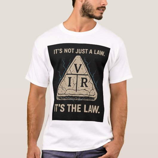 T-shirt Ohm's Law Engineer Humor: It's The Law (Devant)