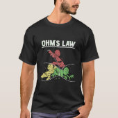 T-shirt Ohms Law Funny Shirt.Moteur électronique électriqu (Devant)