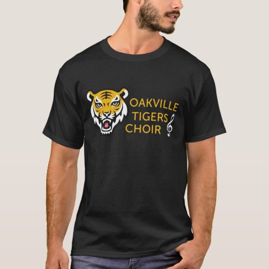 T-shirt OHSChoir Tiger Hommes's Dark Tee (Devant)