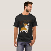 T-shirt Oi Qui Vous Appelez Short Corgi (Devant entier)